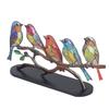 Metal Bird Series Decoration Multicolor Bird Series Detachable Art Ornaments for Display