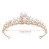 Headbands Bridal Princess Crown Hair Hoop Rhinestone Diadem Crystal Crown Headwear  Girls Party