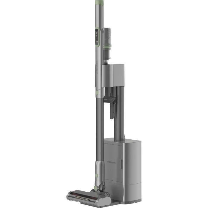 Aspirateur Balai avec base de vidange - ARTHUR MARTIN - AMAB148 – 200 W – 40 min d’autonomie – 80 AW - Gris