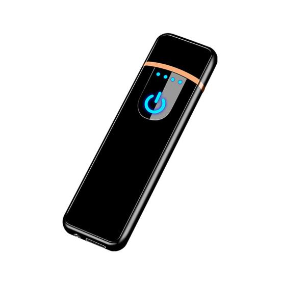 USB-зажигалка, ветрозащитная, перезаряжаемая. Коллекционная, для мужчин, с сенсорным управлением. Подарок для курильщика.