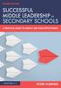 Книга Successful Middle Leadership In Secondary Schools : A Practical Guide To Subject and Team Effectiveness