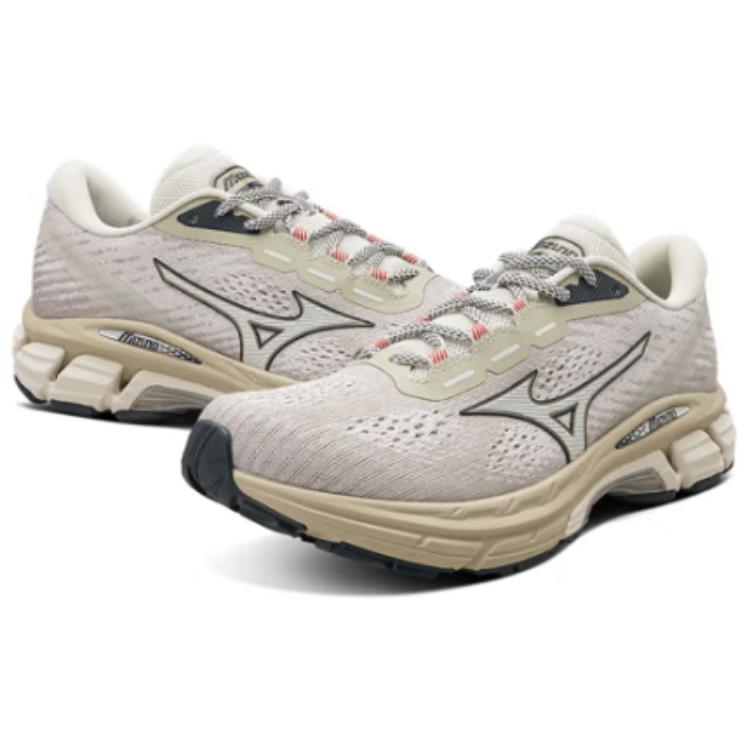 Mizuno Nova Mix Мягкие Удобные Амортизирующие Нескользящие Прочные Низкие Кроссовки для Бега Унисекс Кроссовки для Бега Серые Белые D1GH240509