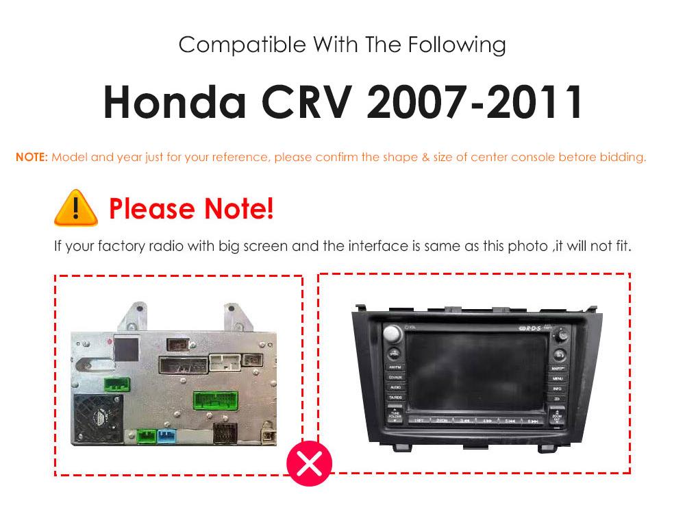 Honda CRV 07-11 Android Автомобильная Навигационная Система с Большим Экраном