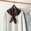 High-End Silk Scarf Women'S Spring Fashion Retro Neck High-End Square Scarf Scarf With Shirt Scarf
