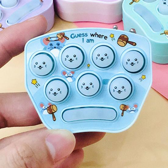 Game Console Mini Size Fall Resistant Plastic Game Machine Key Chain for Decoration