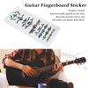 Наклейка на гриф гитары, красивая декоративная элегантная наклейка на гриф электрогитары для вечеринки