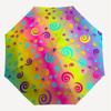 1PC Spiral Patterns Umbrella-8-Rib Reinforced Portable Folding Travel Suitable for All Seasons Outdoor Daily Use Is an Ideal Choice -F357