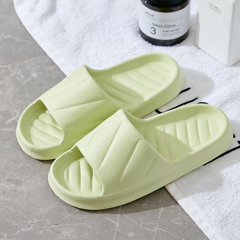 Unisex Non-Slip EVA Shower Slippers - Comfortable Indoor Bathroom Footwear