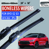 For BYD E2 E3  2019-2022 Car Windshield Wiper U-type Soft Rubber Frameless Bracketless Car Wipers 24"+16"