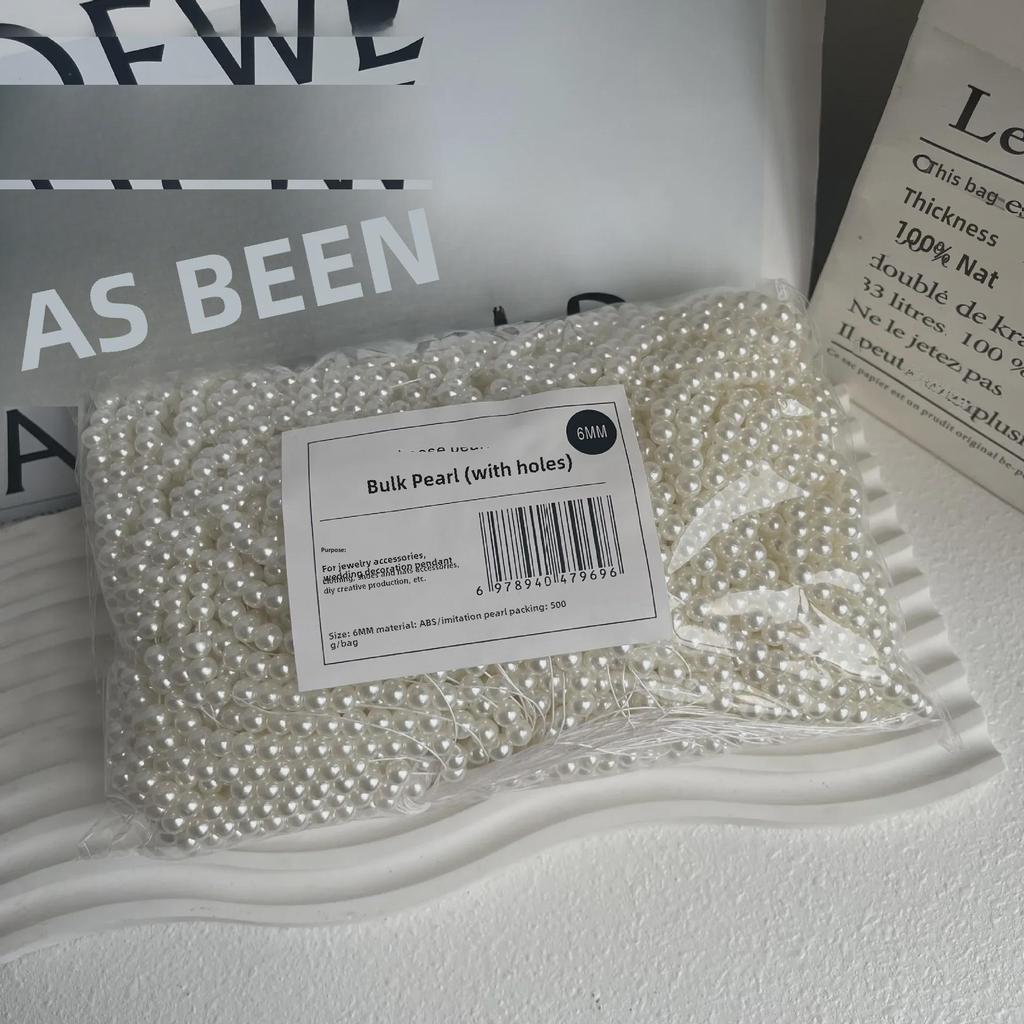 Бусины из искусственного жемчуга оптом для самостоятельного изготовления браслетов и ожерелий