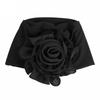 1Pc Women Hair Accessories Head Cap Muslim Head Wraps Big Flower Fashion Solid Color Elastic Cloth Turban Hat