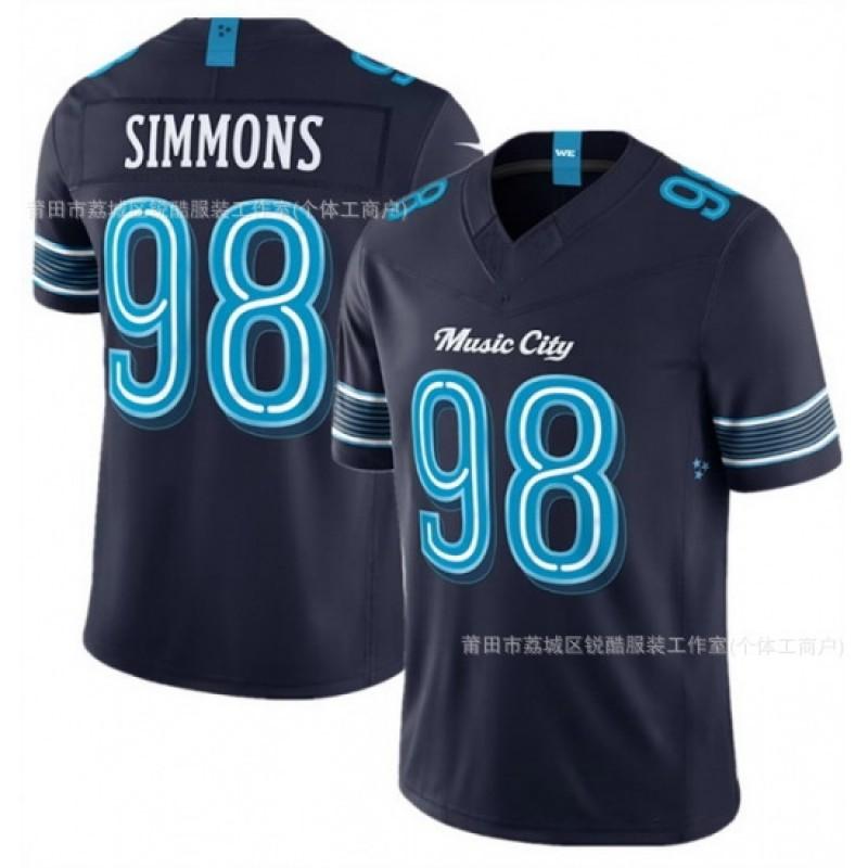 NFL Tennessee Titans 1 Derrick Ward Jersey Authentic Style Football Uniform Men Fans