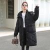 New Winter Loose and Fashionable Hooded Cotton Jacket for Women Mid-length Bread Jacket Over Knee Large Size Cotton Jacket