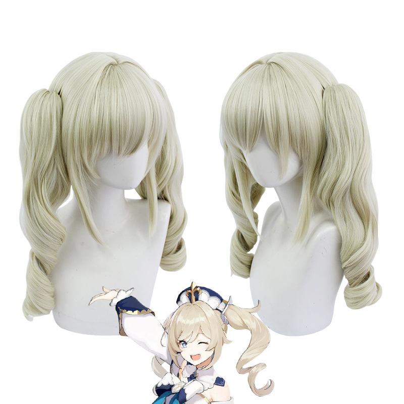 Genshin Impact Barbara Cos Dress Women's Dress Girls' Cute Hand Game Initial Five-star Cosplay Dress