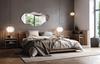 Modern Irregular Organic Asymmetrical Mirror for Bathroom, Living Room, Elegant and Stylish