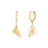 ANIA HAIE Triangle Kiss 925 Silver Drop Earrings E059-19G