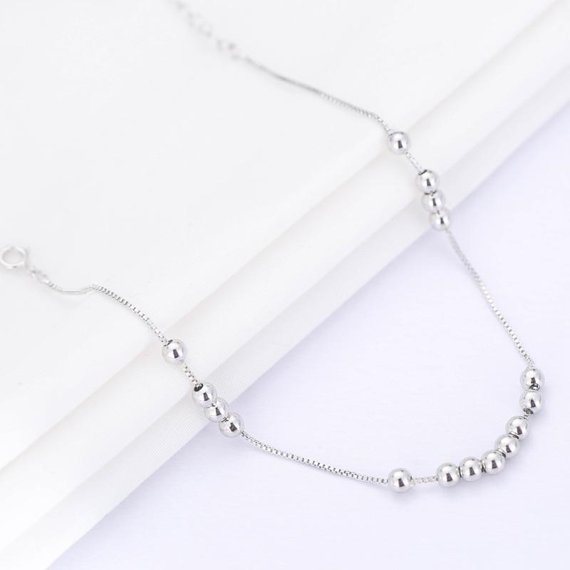 Новое поступление, модные женские серебряные браслеты на щиколотку 925 пробы, браслет на щиколотку с ручным плетением для женщин и девушек, ювелирные изделия в подарок