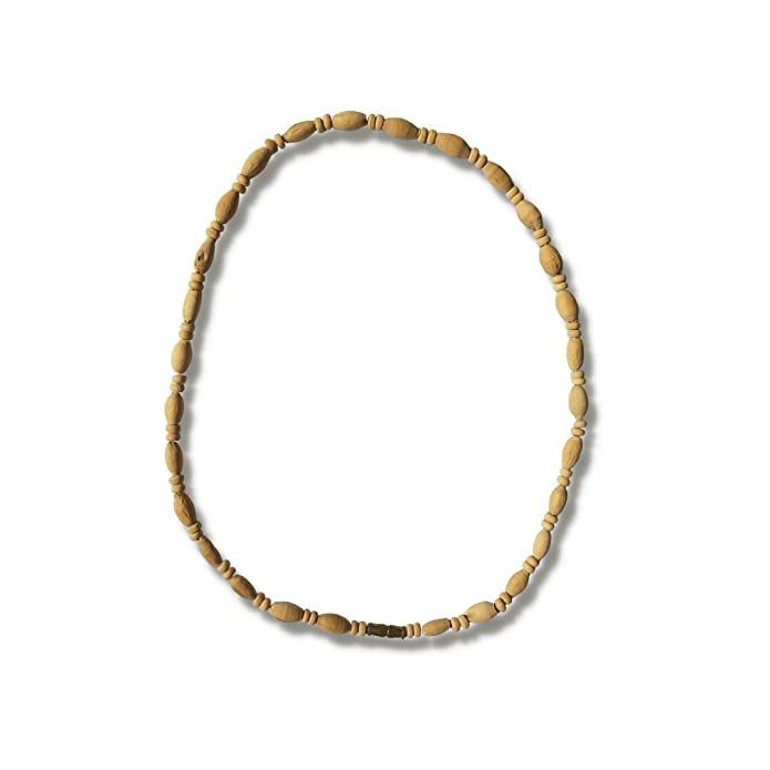 ISKCON VRINDAVAN Original Tulsi Kanthi Mala from Vrindavan Dham Pure Tulsi 3R (Dhol Shaped mala, Three Round) For Unisex Adult