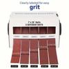 4/5/6 Rolls of Sandpaper Dry Abrasive Tape with Removable Sandpaper Bag with Cloth Dispenser