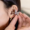 Earphone Charms Butterfly Earrings Exquisite Wings Ear Clip Flash Rhinestone Ear-Clip  Party