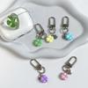 Stylish Green Clover Phone Charm Durable Alloy Pendant For Keys Bags Good Luck Gift Stylish Phone Strap Charm
