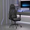 VidaXL Gaming Chair with Footrest Swivel Computer Chair Armchair Ergonomic Office Seat Interior Black 3143661