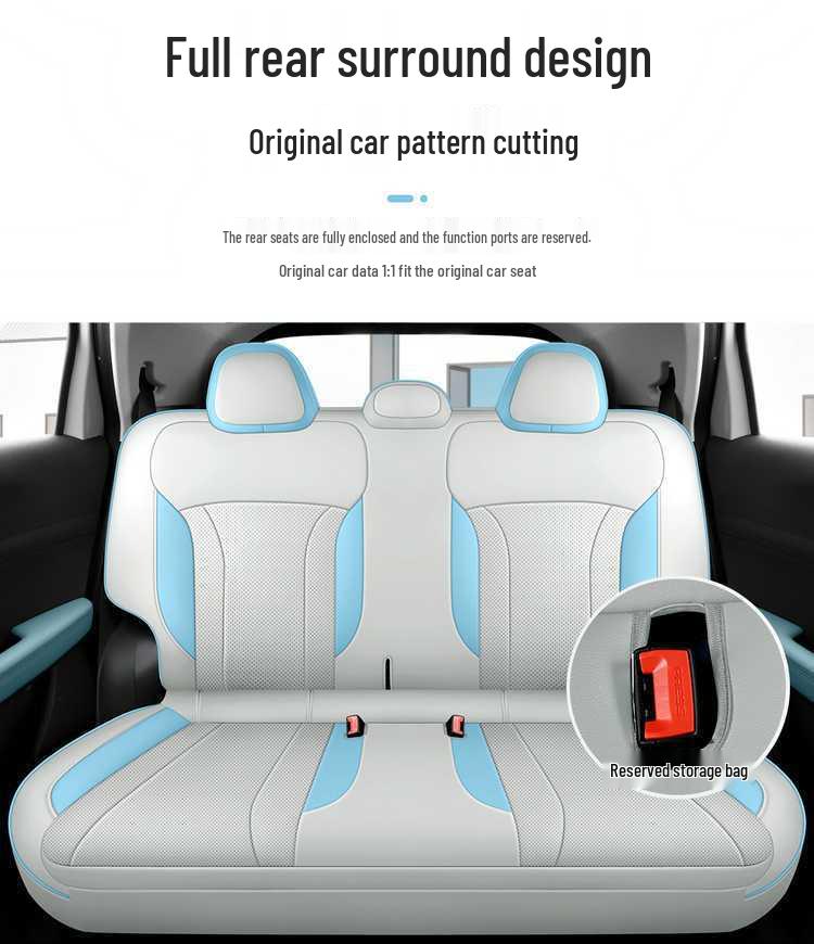 Geometry E Universal Leather Car Seat Covers - Full Coverage, All-Season