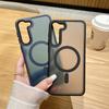 Soft Color Skin-sensing Magnetic Suction for Samsung S24ultra Phone Case Wireless Charging S25plus Matte Protective Case
