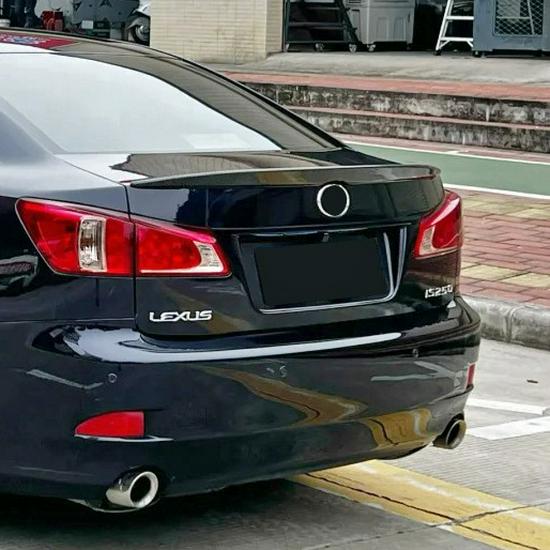 Compatible with 2006-2011 Lexus IS: rear wing, top wing, front splitter, spoiler, body kit, side skirts, rear lip, front lip.