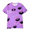 Smiling Critters T Shirt Kids Fashion Cartoon 3D Printed Casual Children Birthday Gift Baby Clothes Kids Short Sleeve T-shirts