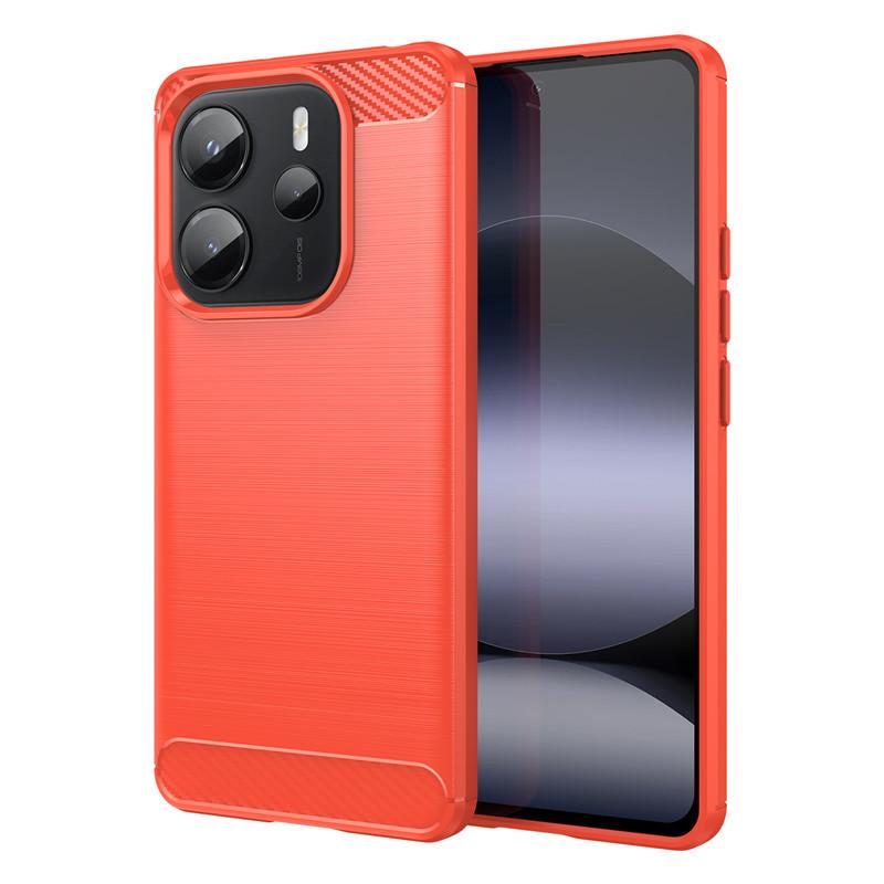 For Redmi Note 14 4G Case For Redmi Note 14 4G 5G Cover Carbon Fiber Shockproof Silicone Protective Bumper For Note 14 Pro 4G 5G