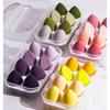 8pcs Cosmetic Puff Set Beauty Egg Wet And Dry Dual-Use Gourd Egg Makeup Foundation Sponge Air Cushion Puff Soft Makeup Tools