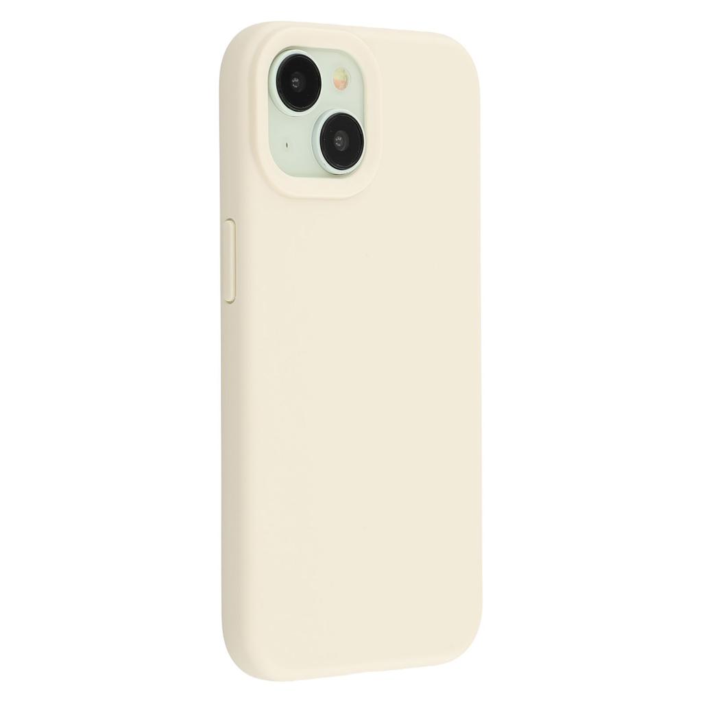 For iPhone 14 Case 2.0mm Thick Solid Color Soft TPU Phone Back Cover Large Lens Cutout