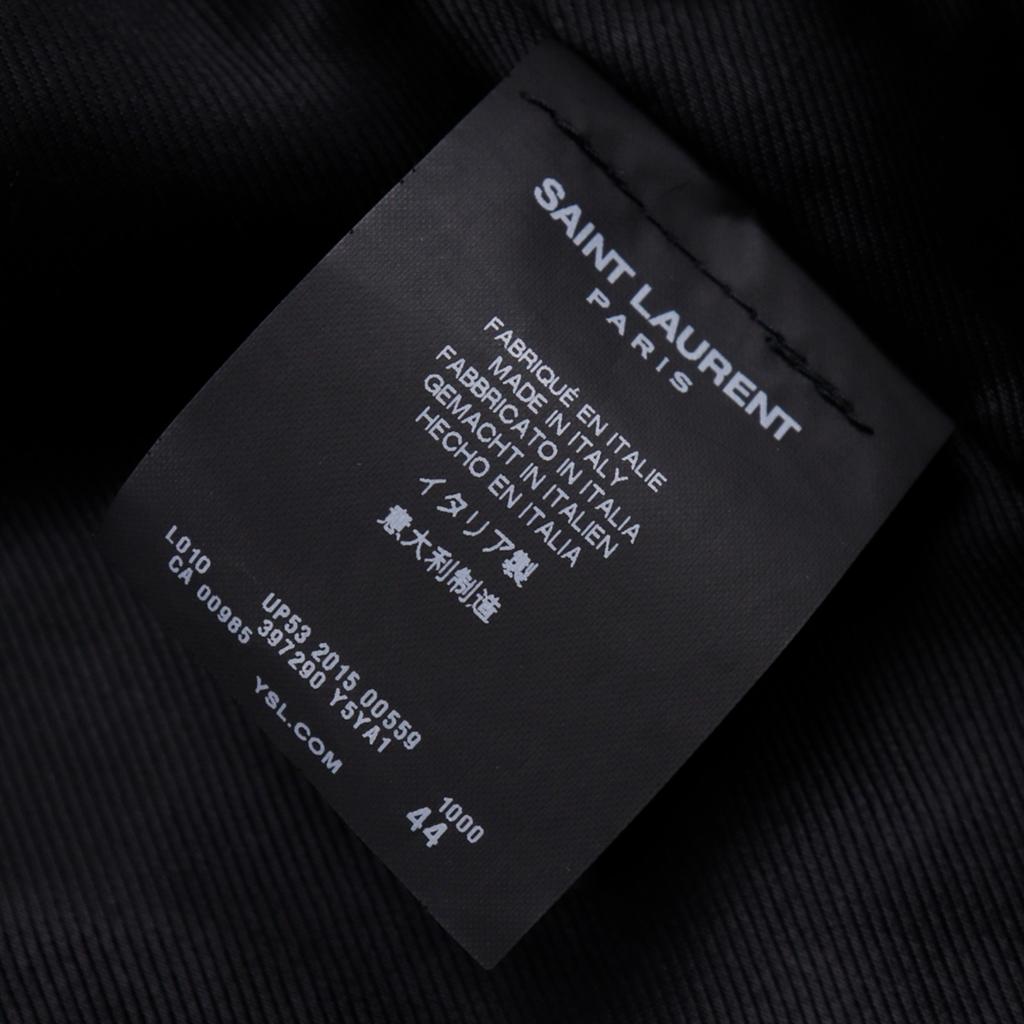 SAINT LAURENT PARIS Riders jacket 397290 Y5YA1 black lambskin mens Used