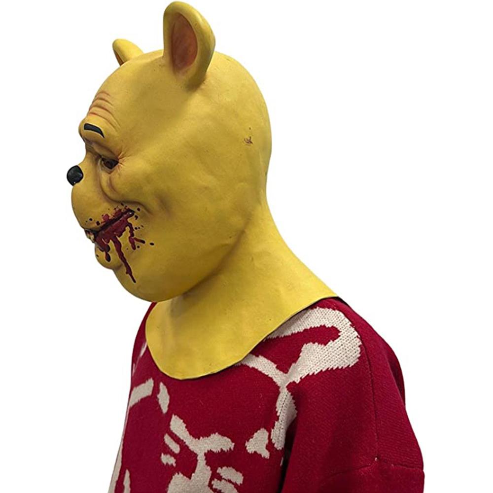 Creepy Winnie Bear Mask for Halloween Carnival Party Cosplay Masquerade Costume