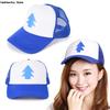 Trucker Baseball Cap Pine Tree Dipper Gravity Fall Mesh Hat Adjustable Women Men