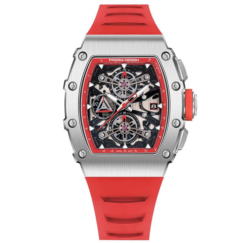 Pagani Design Мужские часы многофункциональные кварцевые водонепроницаемые часы типа «тонно» высокого класса