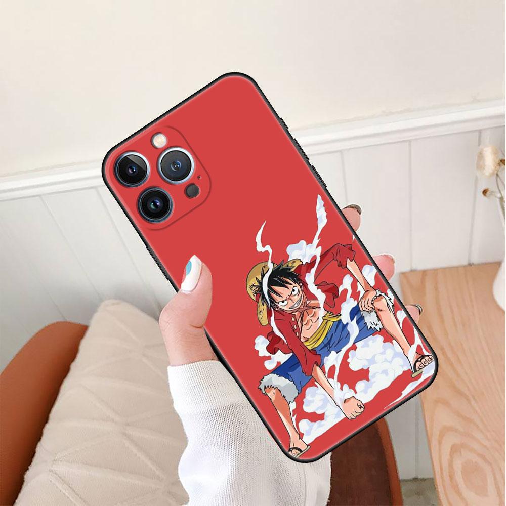 Чехол для Apple iPhone 11 13 14 12 Pro 7 Plus XR X XS Max 6 6S 13Pro Max черный силиконовый чехол для телефона One-piece