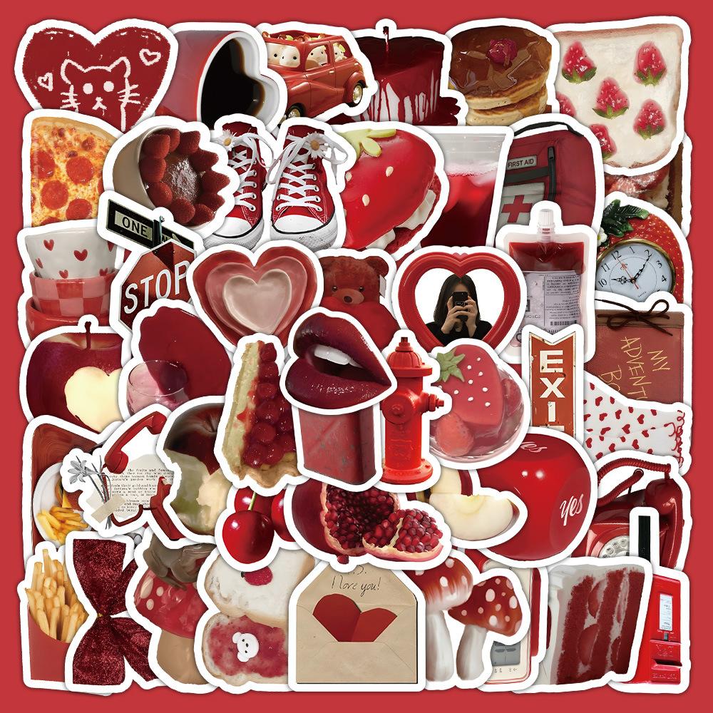 Милая наклейка с кошкой, креативная наклейка с изображением черного котенка Kawaii, играющего с милой канцелярской наклейкой для декоративного альбома своими руками