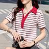 Navava NT2349 Casual STripe ShorT Sleeve T shirT