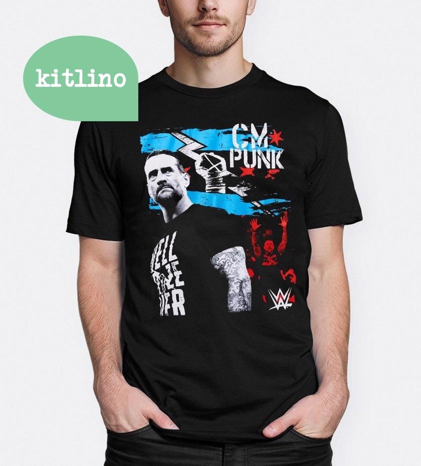 CM Punk Рестлинг F14448 Унисекс Футболка