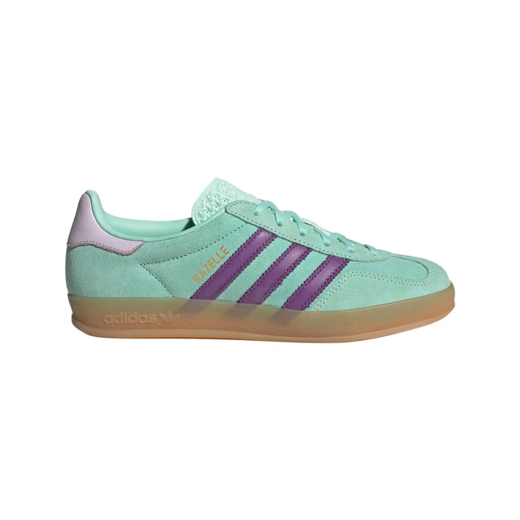 Adidas Gazelle Indoor Clear Mint Active Purple Women Sneakers Green JQ0192