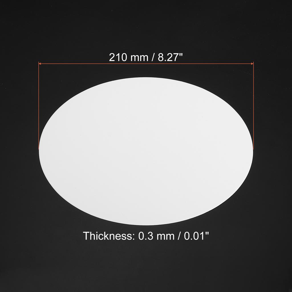 50Pcs 0.3mm Thick Round Cardboard Paper Blank Disc Circles Slices for Party Decorations DIY Craft Arts Drawing Painting Writing