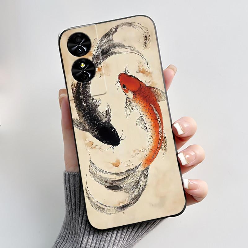 Для TCL 40 NxtPaper 4G Чехол Мультяшный Ударопрочный Мягкий ТПУ Силиконовый Чехол для Телефона Для TCL 40 NxtPaper 4G Funda TCL40 Nxt Paper Capa