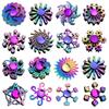 5pcs Colorful Gyroscope High-Speed Fingertip Gyroscope Alloy Pressure Resistant Metal Rainbow Finger Gyroscope Children's Toy