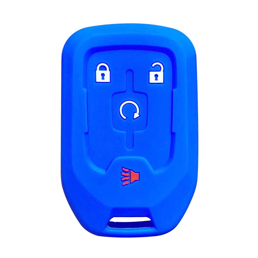 Силиконовый чехол для ключа GMC Terrain 2019 Canyon Remote Key Cover для Chevrolet Suburban Silverado 2500 Автомобильные аксессуары 4/5/6 кнопок
