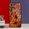 Золотой Сотовый Медоносная Пчела Чехол-Фонда Для Samsung Galaxy S25 Ultra S9 S10 S20 FE S21 S22 S23 Plus S24 Ultra Чехол для Телефона