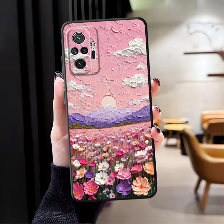 Чехол для Xiaomi Redmi Note 14 12C 13C 10 14C A4 A5 12 11 13 Pro Plus A3 9 8 7 K80 A1 Чехол для телефона A1 K40 A2 Креативная масляная живопись
