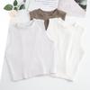 Douyin Trend French Round Neck Sleeveless Crop Women's T-Shirt