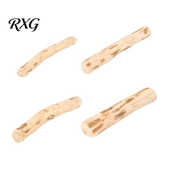 Safe Dental Care Dog Toy Coffee Wood Chew Toy, Wooden Puppy Teething Natural Stick, Health for Small Medium Large Dogs Stick